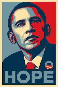 Barack Obama hope poster